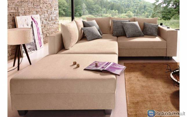 Minkštas kampas L formos Nr11 bezine primabele