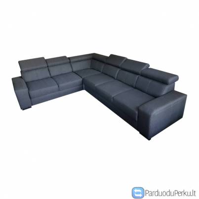 Minkštas kampas L formos Nr173 universalus be miego f. eko oda