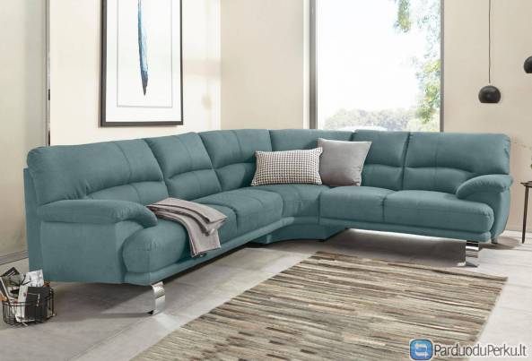 Minkštas kampas L formos Nr4 Stuktura mentol