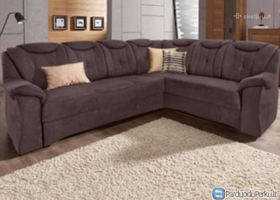 Minkštas kampas " Saloniki " su miego funkcija