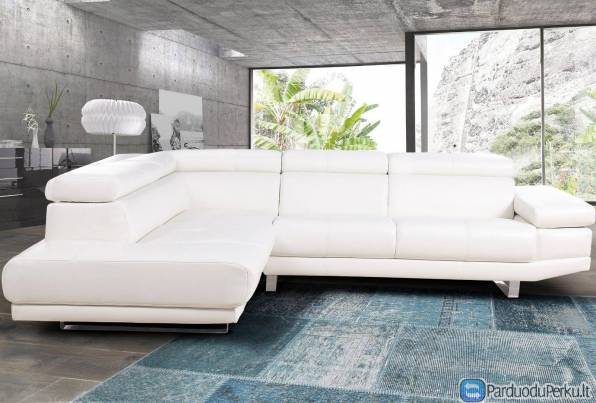 Minkštas kampas „ Snow “