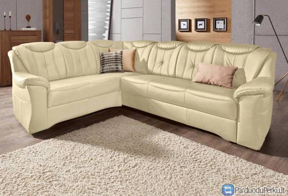 Minkštas kampas su foteliu  Nat.Odos Nr49