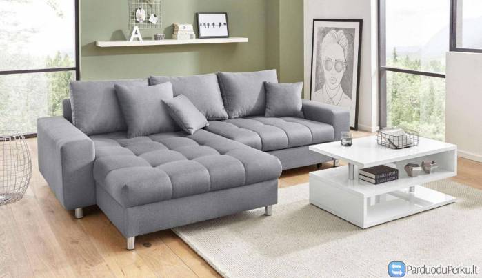 Minkštas kampas „ Tobi 4 “ su miegojimo funkcija.