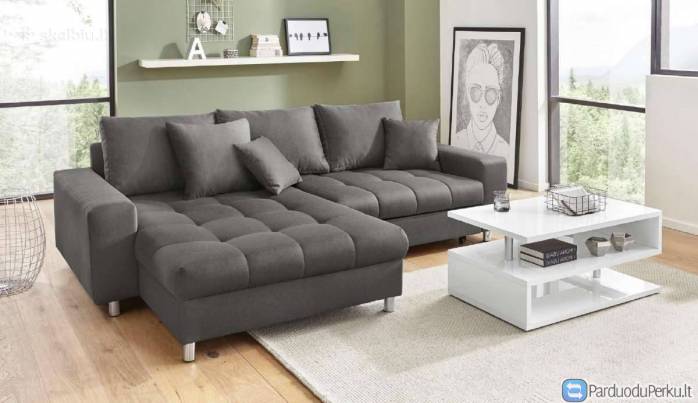 Minkštas kampas „ Tobi 4 “ su miegojimo funkcija.