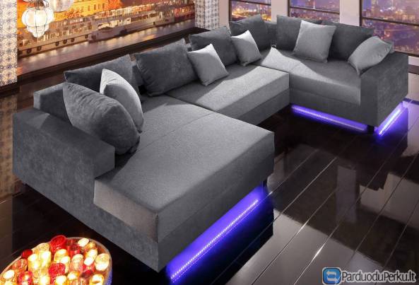 Minkštas kampas U formos Nr19