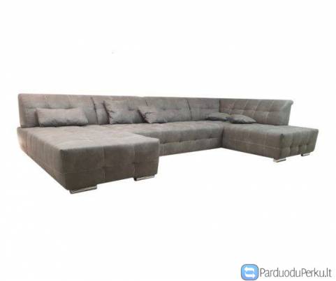 MINKŠTAS KAMPAS U FORMOS NR96 LUXUS PRIMABELE PILKA