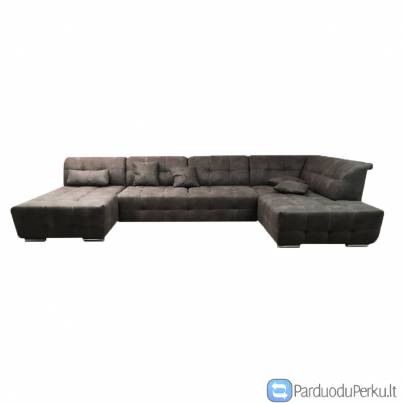 Minkštas kampas U formos Nr96 tamsus