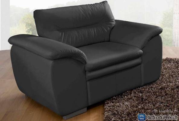 Minkštas odinis fotelis „ Leandra “