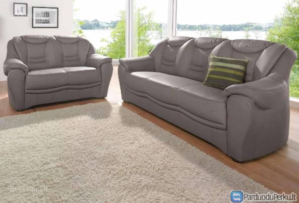 Minkštas odinis komplektas " Bansin " 3+2