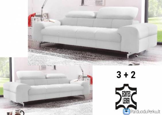 Minkštas odinis komplektas „ Chef “ 3+2