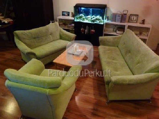 Minkštas svetainės komplektas