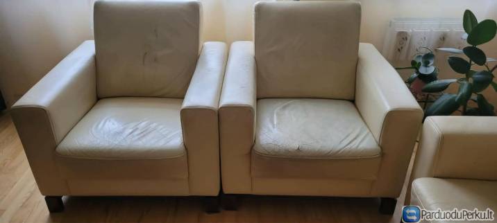 Vokiški KLER baldai - natūralios odos