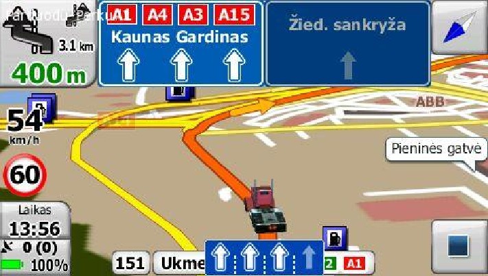 Navigacija sunkvežimiams