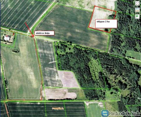 žemė pardavimui 2 ha