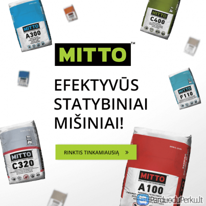 Mitto gipsiniai ir cementiniai mišiniai Pigiau!