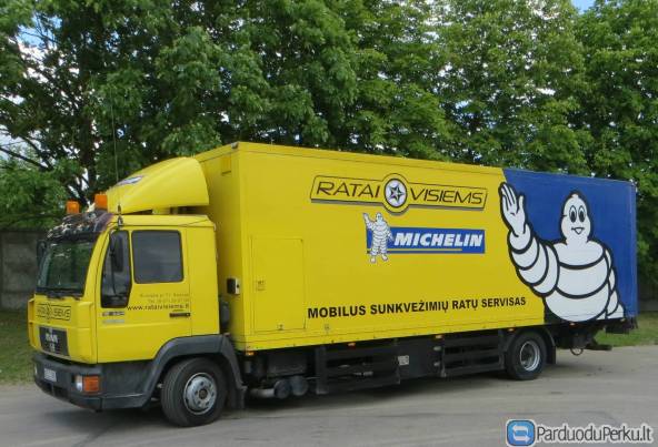 Mobilus sunkvežimių ratų servisas, Mobilusis Montavimas, Autokrautuvo Padangų Presavimas