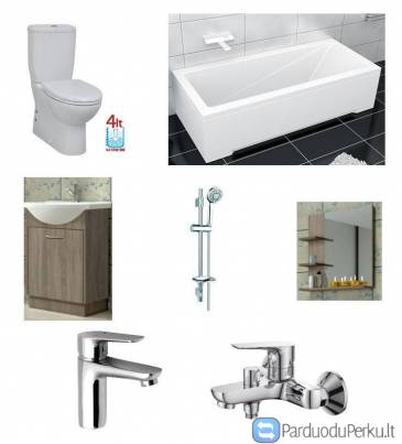 Moderni santechnika vonios kambariui