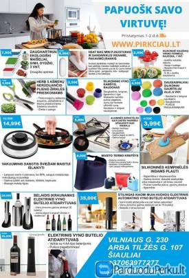 Modernios virtuvės reikmenys ir dovanų idėjos