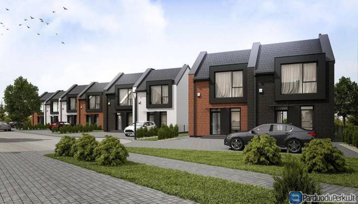 MODERNŪS, IŠSKIRTINIAI A KLASĖS NAMAI IR KOTEDŽ- naujas, puikioje vietoje, Danės upės pakrantėje, gr