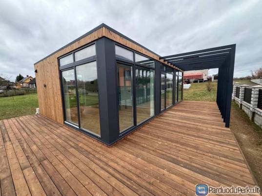 Moduliniai nameliai su pilna apdaila