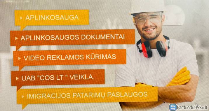 Mokome, patariame, atliekame garso matavimus, ruošiame įmonėms darbų saugos dokumentus, kita