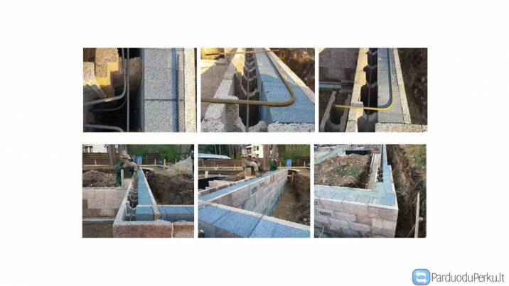 MŪRIJAME SIENAS IŠ ISOTEX BLOKELIŲ (A++ KLASĖ), VILNIUS