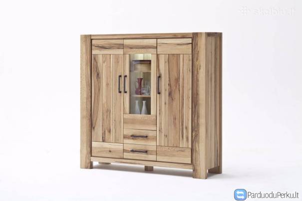 Naturalaus ąžuolo sekcija " Cardif"