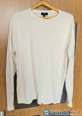 Natūralios medvilnės slim fit marškinėliai - L