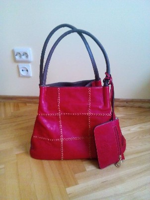 Natūralios odos naujas rankinukas