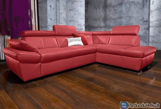 Natūralios odos vokiškas kampas "Solerno Xl" www.bramita.lt