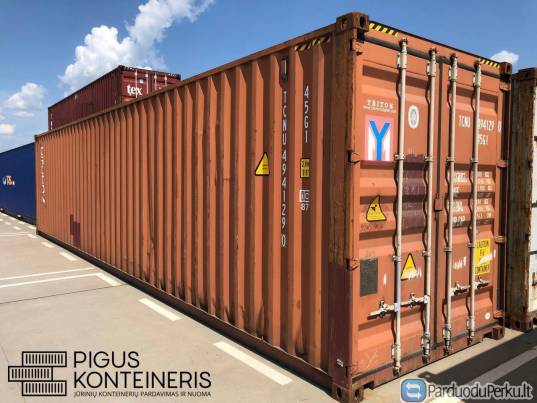 Naudoti 12m Jūriniai Konteineriai 40hc