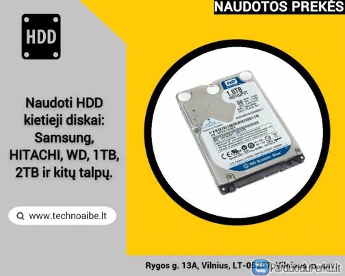 Naudoti HDD kietieji diskai