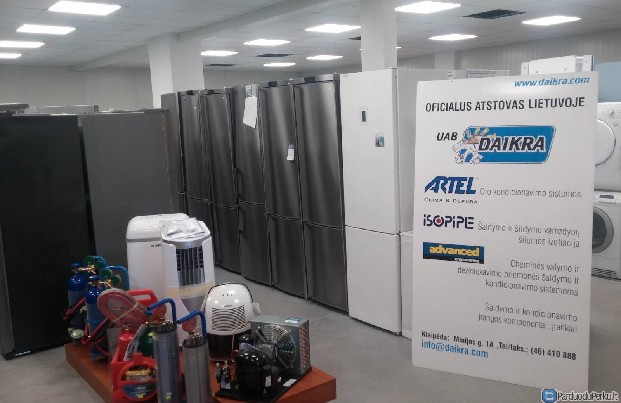 naudoti ir nauji šaldytuvai Klaipėdoje