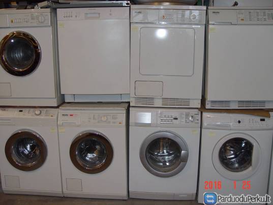 Naudotos skalbimo mašinos Vilniuje