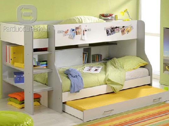 Nauja dviaukštė lovytė- vaikiška lova
