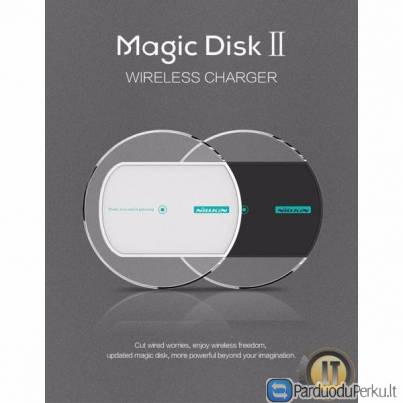 NAUJA KROVIMO TECHNOLOGIJA BELAIDIS TELEFONŲ AUTOMOBILINIS, UNIVERSALUS, ORIGINALUS NILLKIN ĮKROVIKL