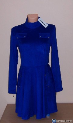 Nauja ryškiai mėlyna suknelė