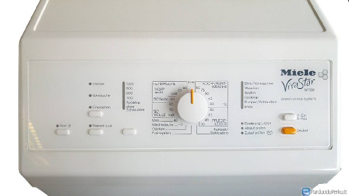 Nauja skalbimo mašina MIELE W100 VivaStar