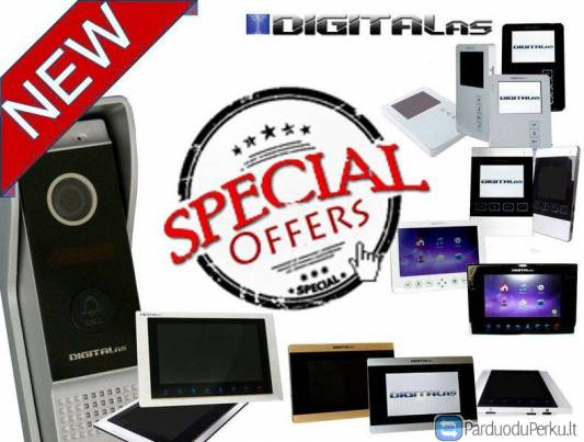 Nauja vaizdo telefonspyne akcijos kaina. Domofonas