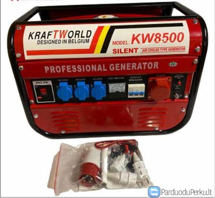 Naujas 1800 W. Trifazis elektros generatorius