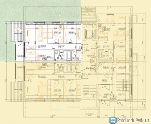 Naujas butas su terasa Žaliakalnyje