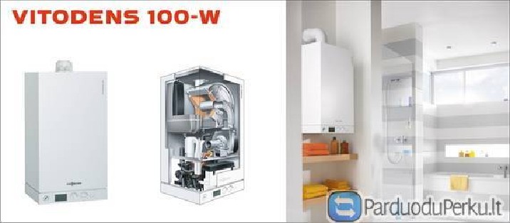 Naujas dujinis kondnesacinis katilas Viessmann