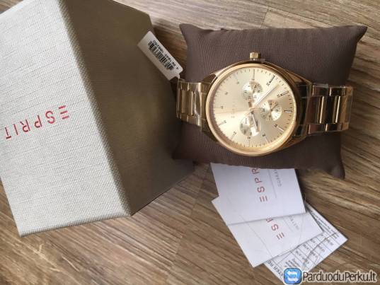 Naujas elegantiškas Esprit Glandora laikrodis