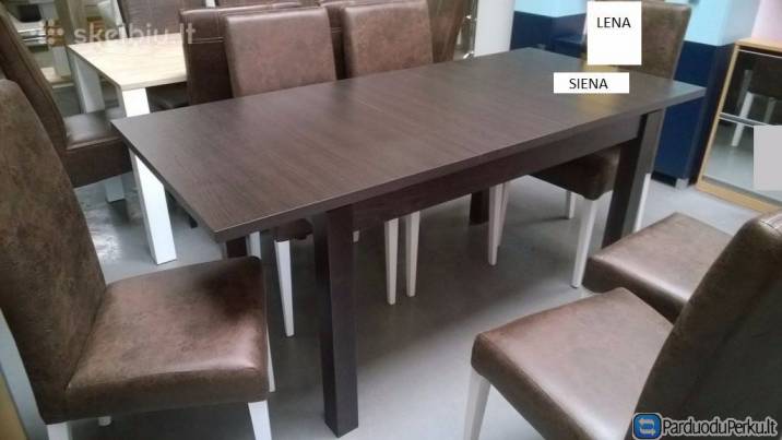 Naujas išskleidžiamas valgomojo stalas Siena
