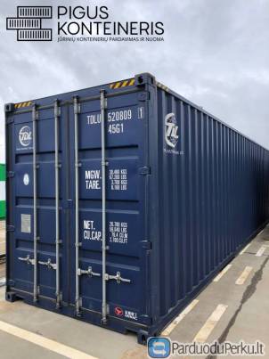 Naujas Jūrinis konteineris Vilnius/Kaunas 12m/40'hc