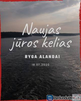Naujas jūros kelias  Ryga - Alandai