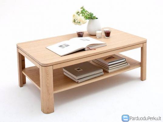 Naujas natūralaus medžio staliukas Novara