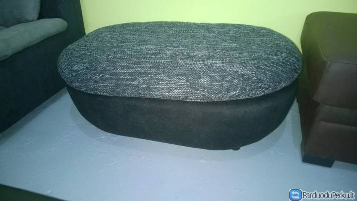 Naujas ovalo formos pufas "Fidschi"