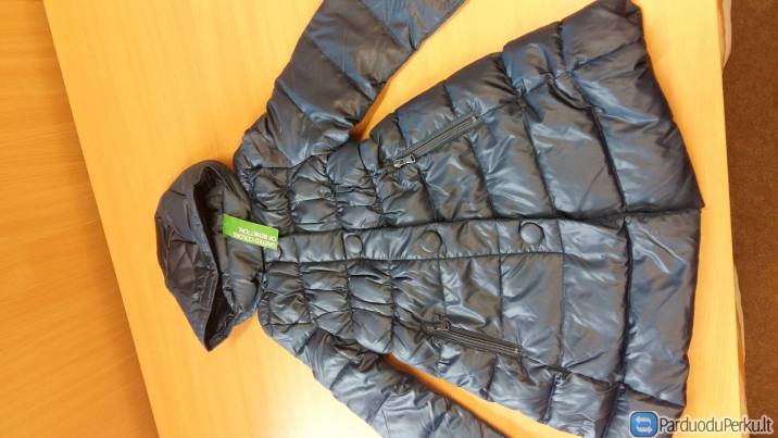 Naujas pukinis Benetton paltukas 130 cm ugio