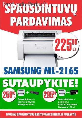 Naujas Samsung ml - 2165 spausdintuvas